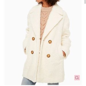 kate spade teddy coat size xs